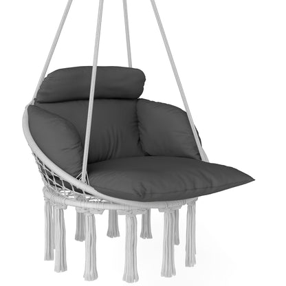 Outsunny Hanging Chair in Dark Grey