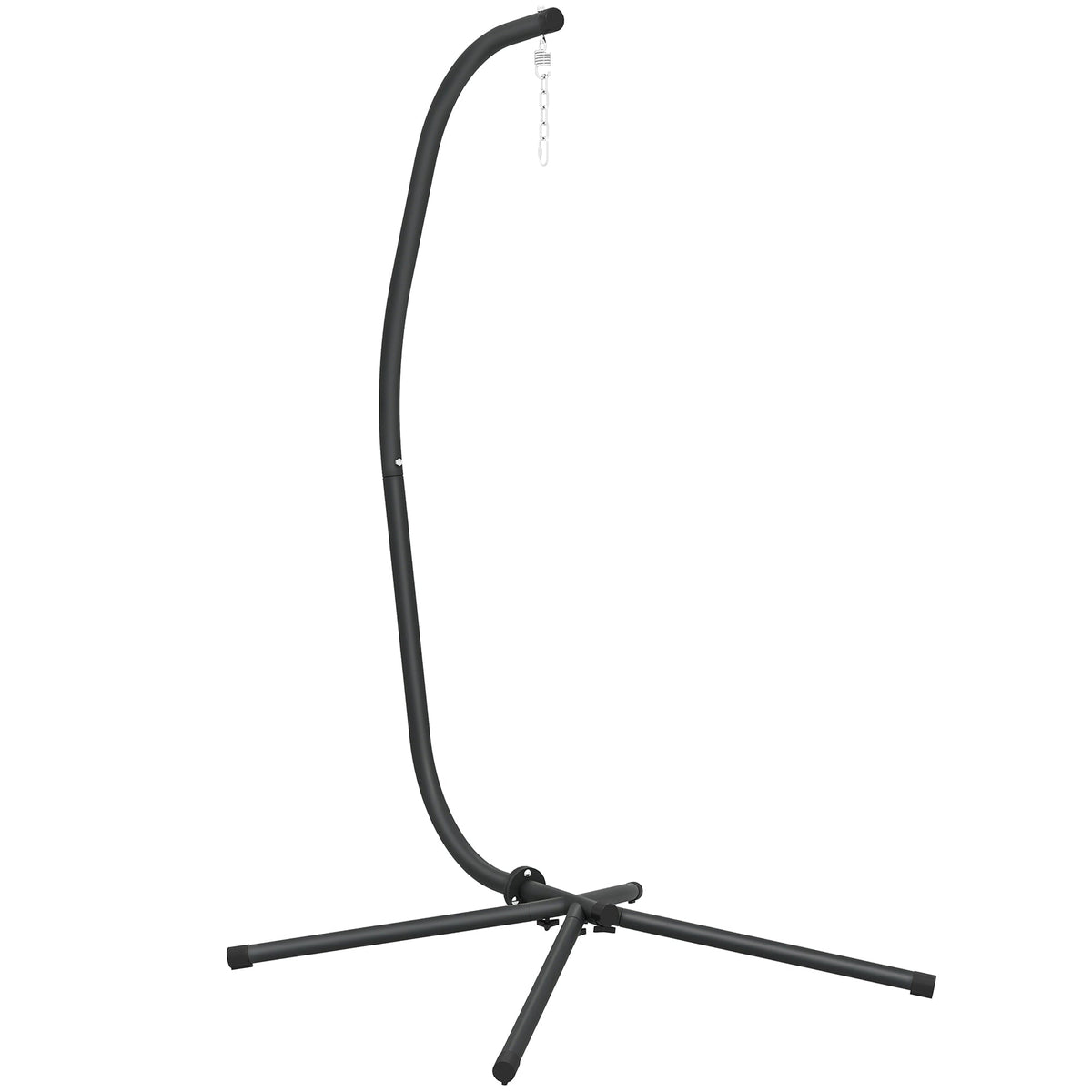 Outsunny Hanging Egg Chair Stand Only in Black