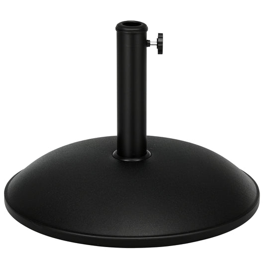 Outsunny Heavy Duty Cement Parasol Base in Black