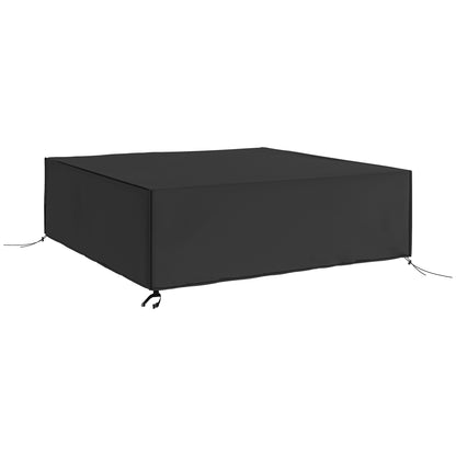 Outsunny Large Patio Garden Furniture Set Cover in Black