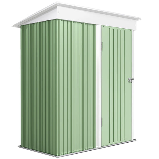 Outsunny Metal Garden Shed in Green