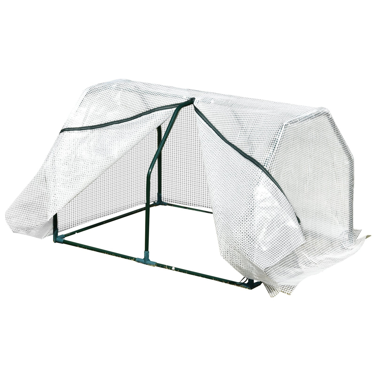 Outsunny Mini Greenhouse Grow House in White