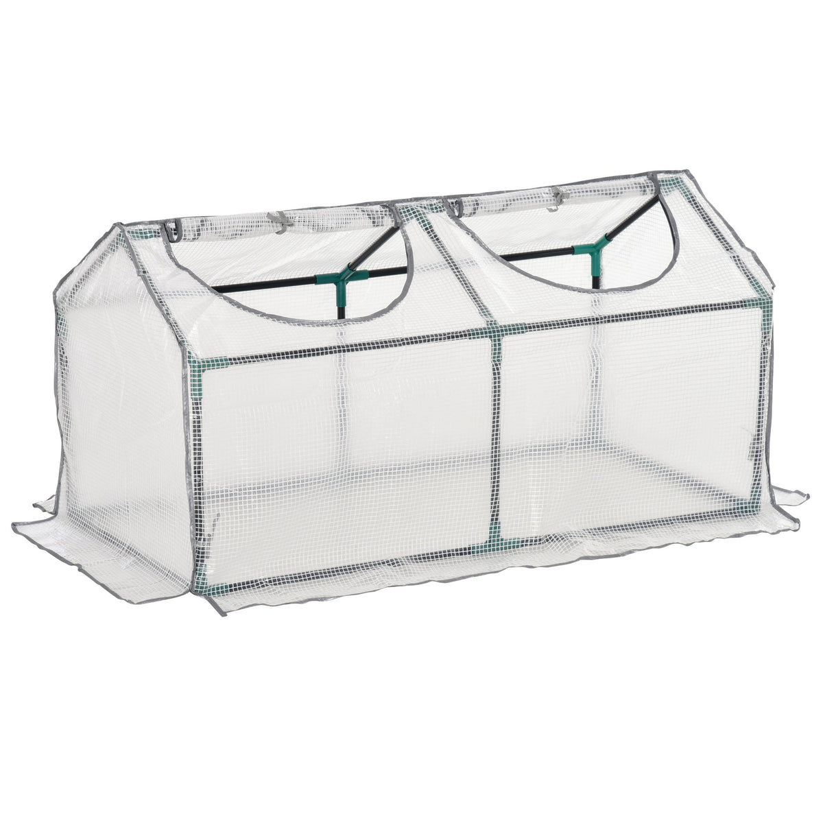Outsunny Mini Greenhouse in White