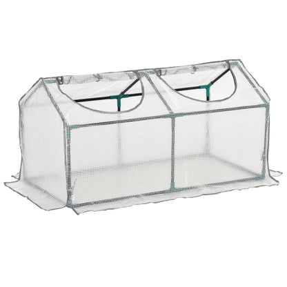 Outsunny Mini Greenhouse in White
