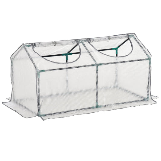 Outsunny Mini Greenhouse in White