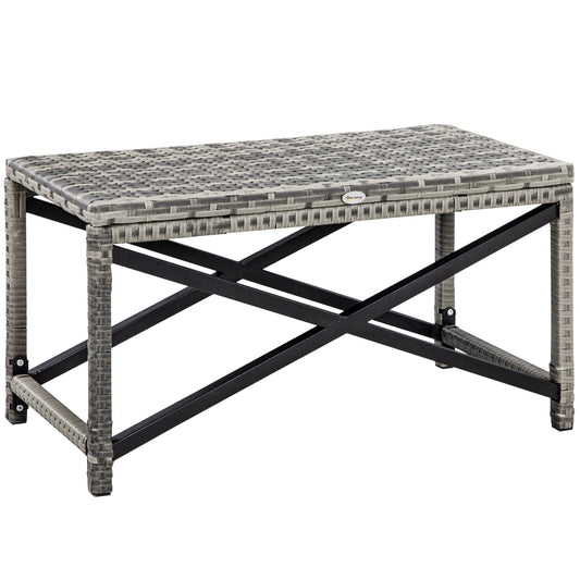 Outsunny Outdoor Coffee Table in Mixed Grey
