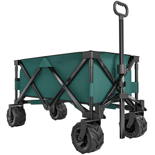 Outsunny 140L Festival Trolley on Wheels in Green
