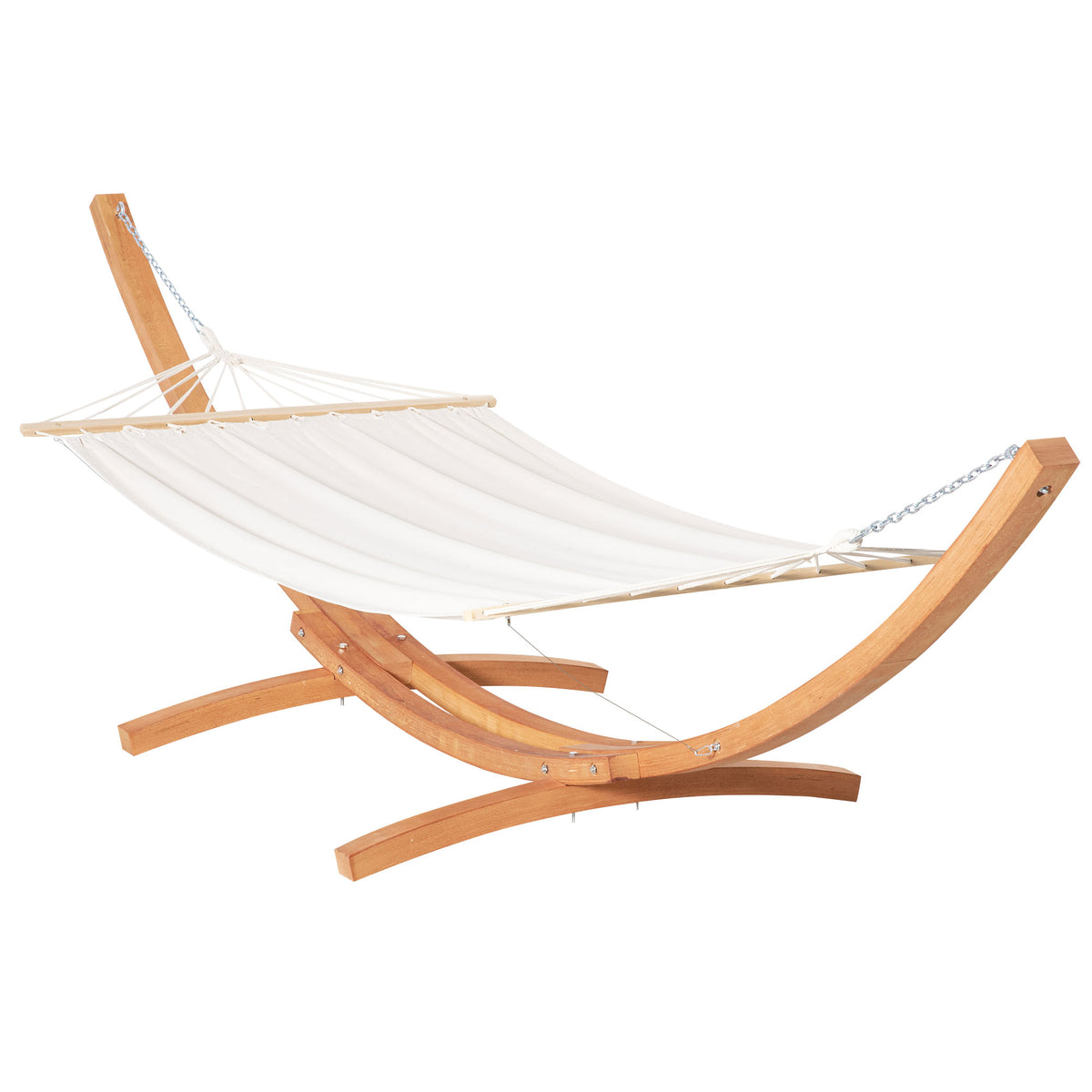 Outsunny Outdoor Garden Hammock in White