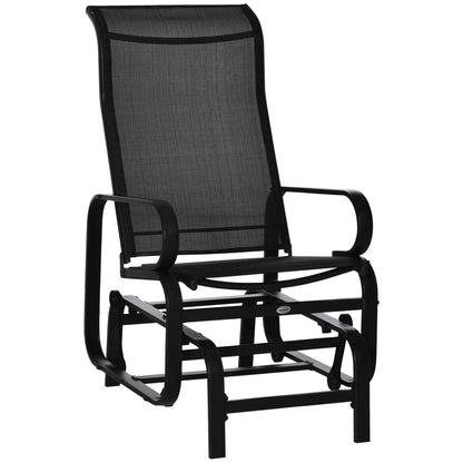 Outsunny Outdoor Gliding Rocking Chair