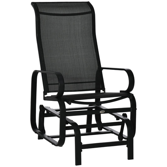 Outsunny Outdoor Gliding Rocking Chair