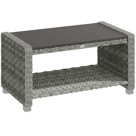 Outsunny Outdoor Side Table in Grey