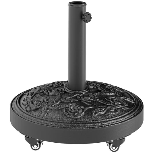 Outsunny Parasol Base in Black