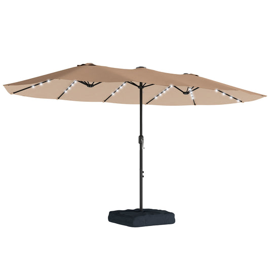 Outsunny Patio Umbrella in Khaki