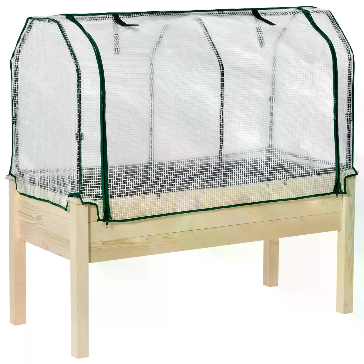 Outsunny Raised Garden Bed in a Natural Wood Finish