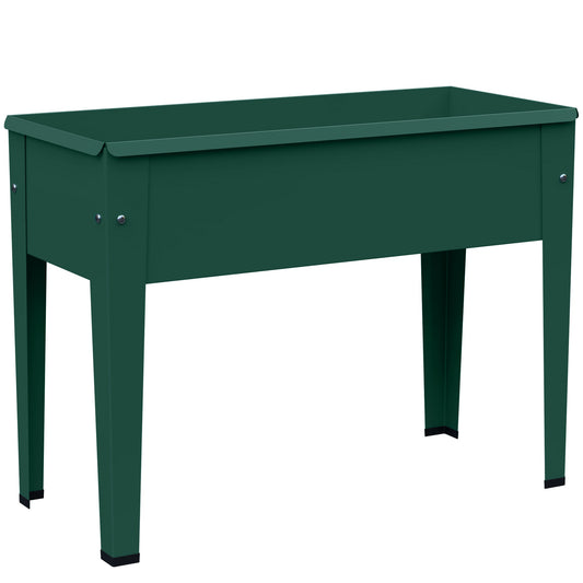 Outsunny Raised Planter in Green