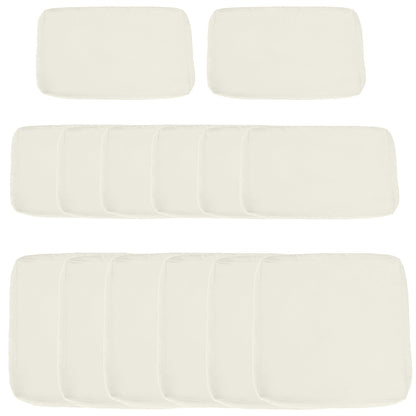 Outsunny Replacement Cushion Covers for Garden Sofa Set in Cream