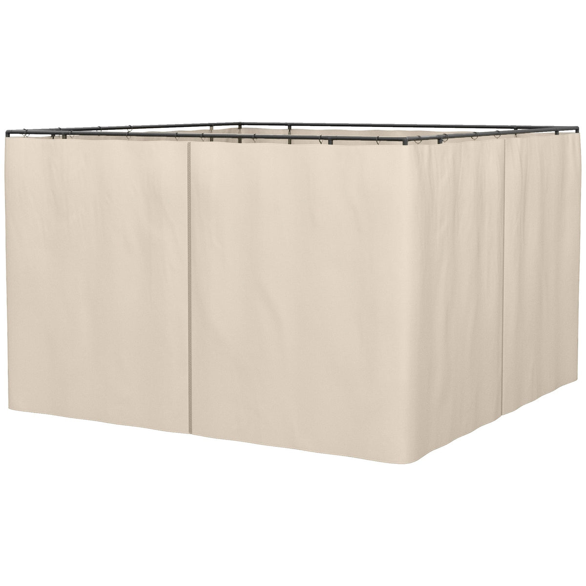 Outsunny Replacement Gazebo Curtains in Beige
