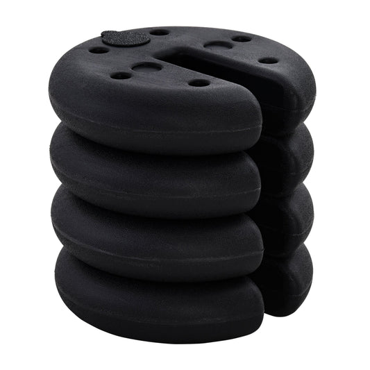 Outsunny Pop Up Canopy Weight Set of 4 in Black