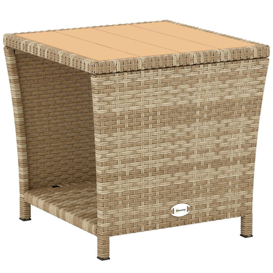 Outsunny Side Table in Khaki