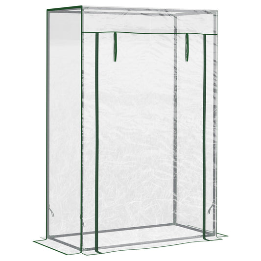 Outsunny Tomato Greenhouse with Roll-up Door in Clear