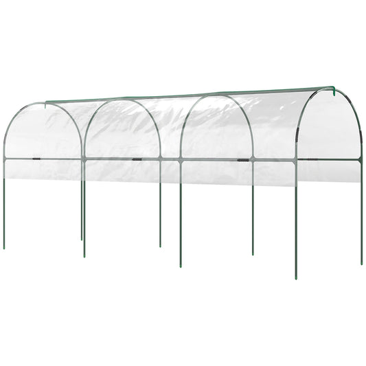 Outsunny Tunnel Tomato Greenhouse in Clear
