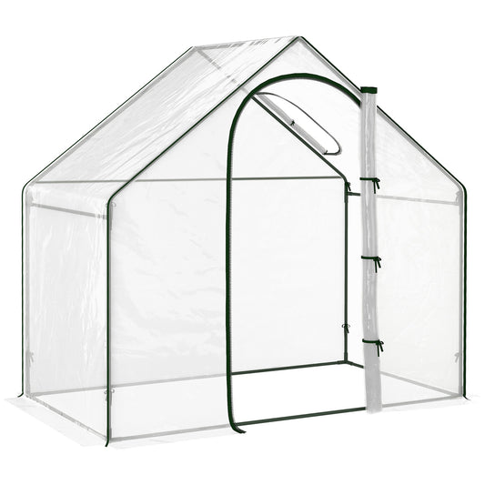 Outsunny Walk In Tomato Greenhouse in Clear
