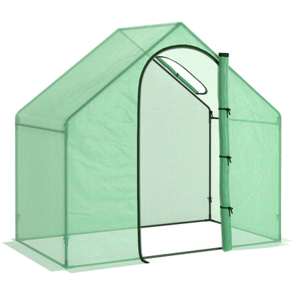 Outsunny Walk In Tomato Greenhouse in Green