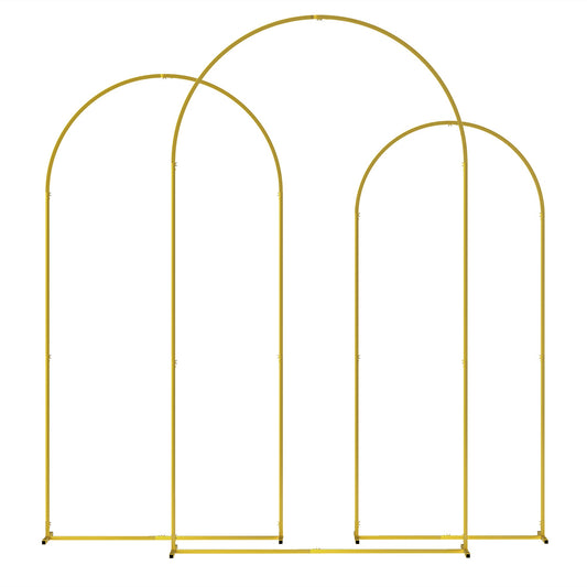 Outsunny Wedding Arch Frame Set in Gold Tone