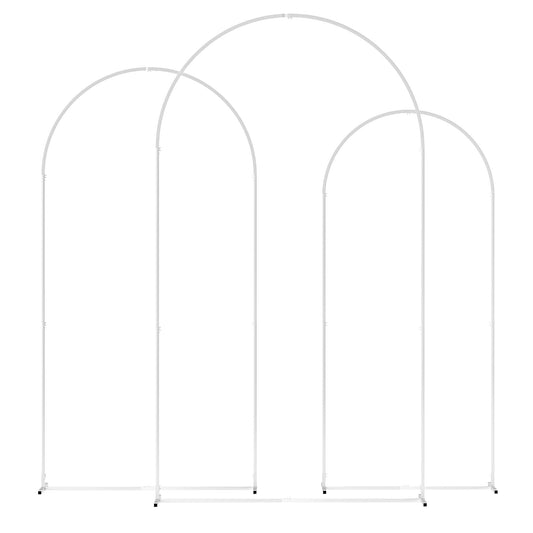Outsunny Wedding Arch Frame Set in White