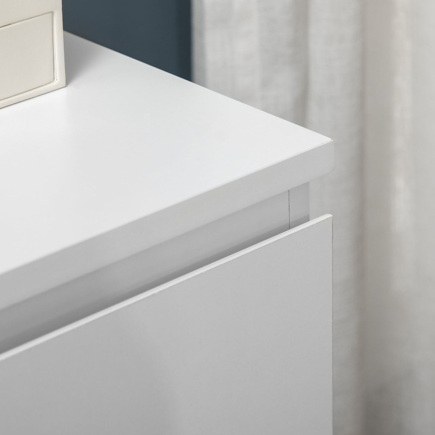 HOMCOM Chest of Three Drawers - White