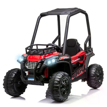 HOMCOM 12V Kids Electric Ride On Car Off-road UTV Toy Remote Control for 3-8 Yrs