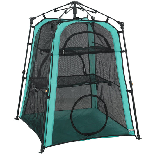 PawHut Cat Tent in Green