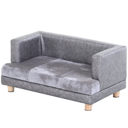 PawHut Dog Sofa Bed for Small-Sized Dogs in Grey