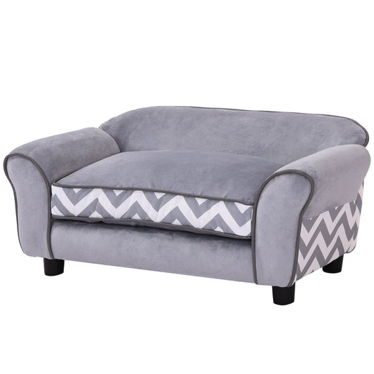 PawHut Dog Sofa Bed for XS-Sized Dogs in Grey