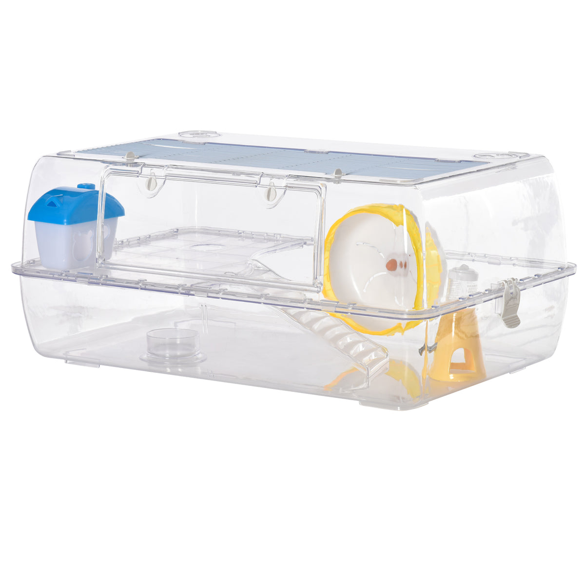 PawHut Hamster Cage in Transparent