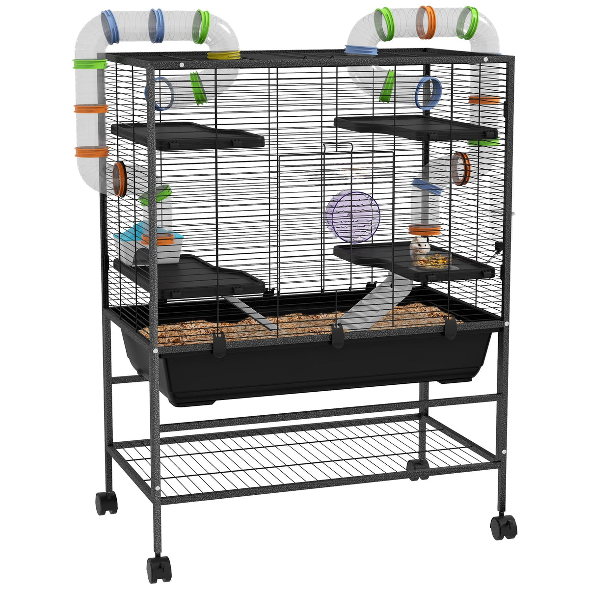 PawHut Large Hamster Cage in Black