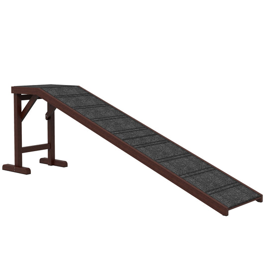 PawHut Pet Ramp in Brown and Grey