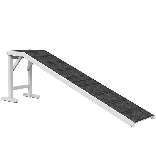 PawHut Pet Ramp in White and Grey