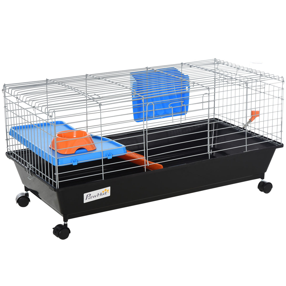 PawHut Small Animal Cage in Black