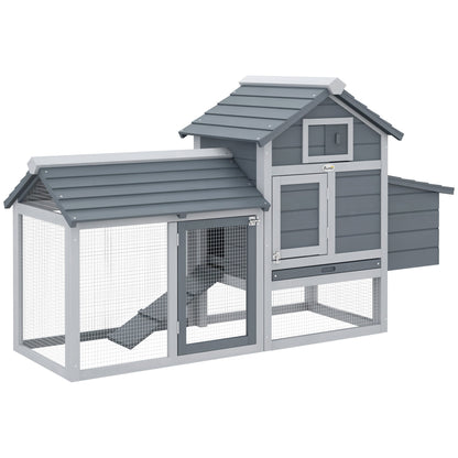 PawHut Small Chicken Coop in Grey