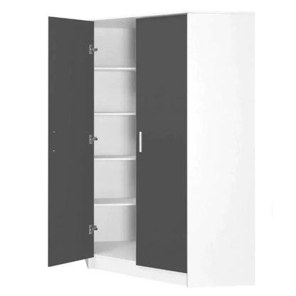 Reflect 2 Door Corner Wardrobe Set - Various Colours