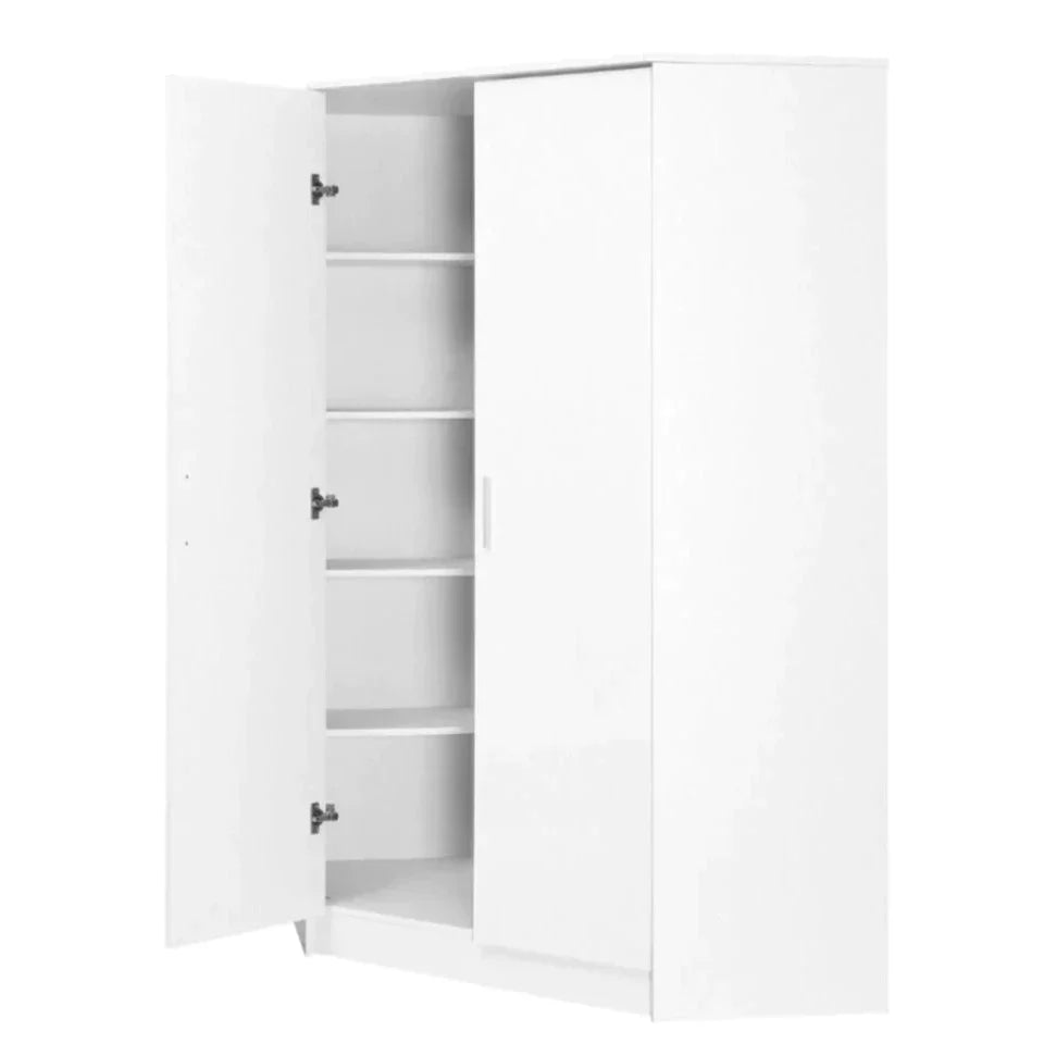 Reflect 2 Door Corner Wardrobe Set - Various Colours