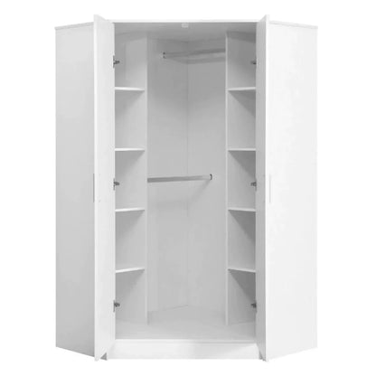 Reflect 2 Door Corner Wardrobe Set - Various Colours