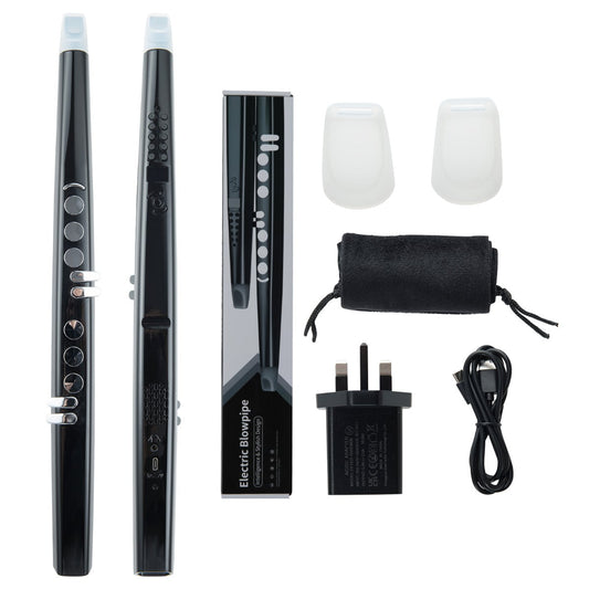 Portable Digital Electric Blowpipe with 13 Tones-Black