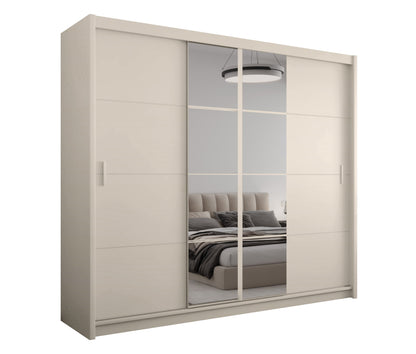 Cashmere Mirrored Sliding Door Wardrobe 250cm – RADLEY 2