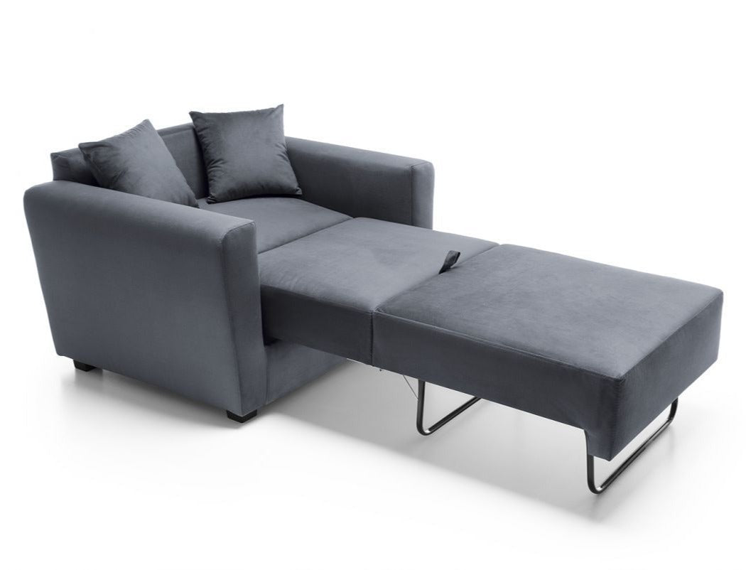 Bristol Velvet Single Sofa bed