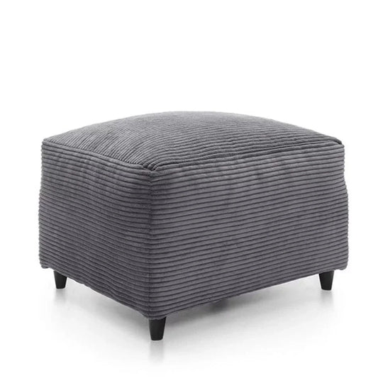 Jill Jumbo Footstool - Grey