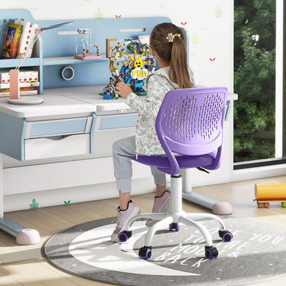 Ergonomic Children Study Chair with Adjustable Height-Purple