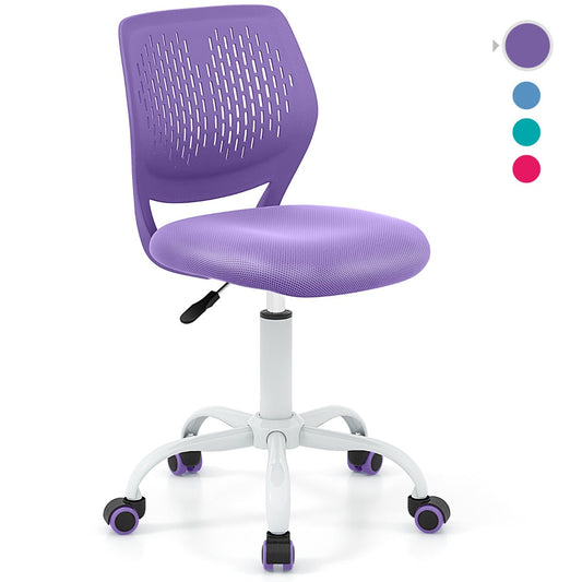 Ergonomic Children Study Chair with Adjustable Height-Purple