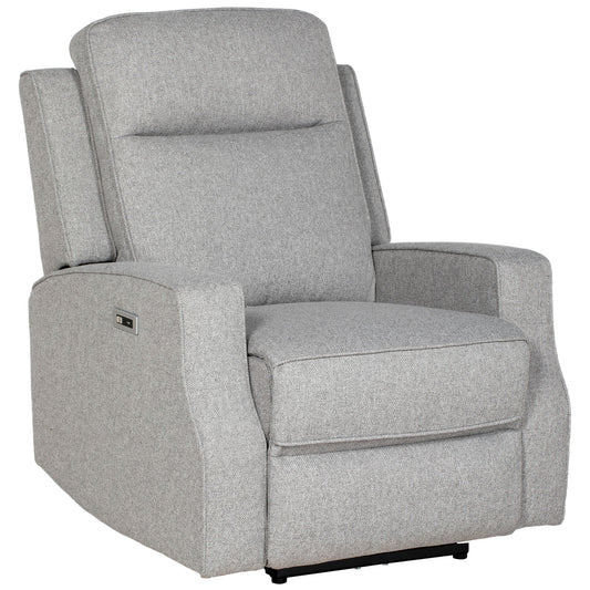 HOMCOM 150 Electric Reclining Chair, with USB port and Footrest - Grey